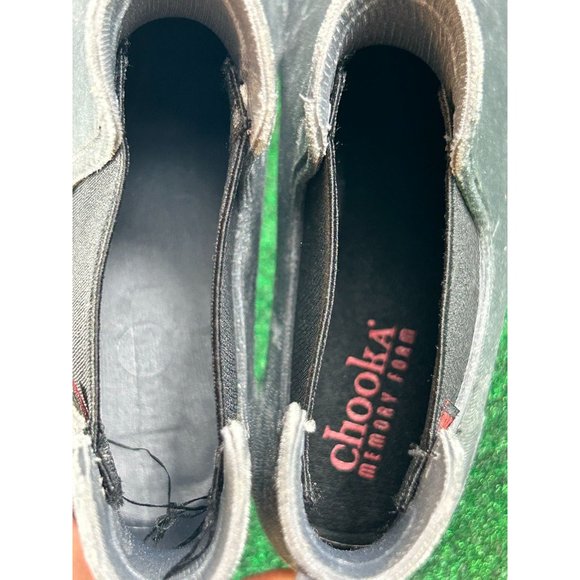 Chooka Waterproof Fashion Velvet Chelsea Booties Boots Womens Size 8 1122591B‎ - Picture 9 of 11